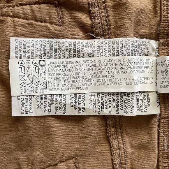 Zara Corduroy Skirt Women’s M Brown Button Front Academia Chocolate Western Boho - Picture 16 of 16